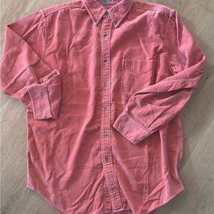 Men's Salmon Corduroy Shirt